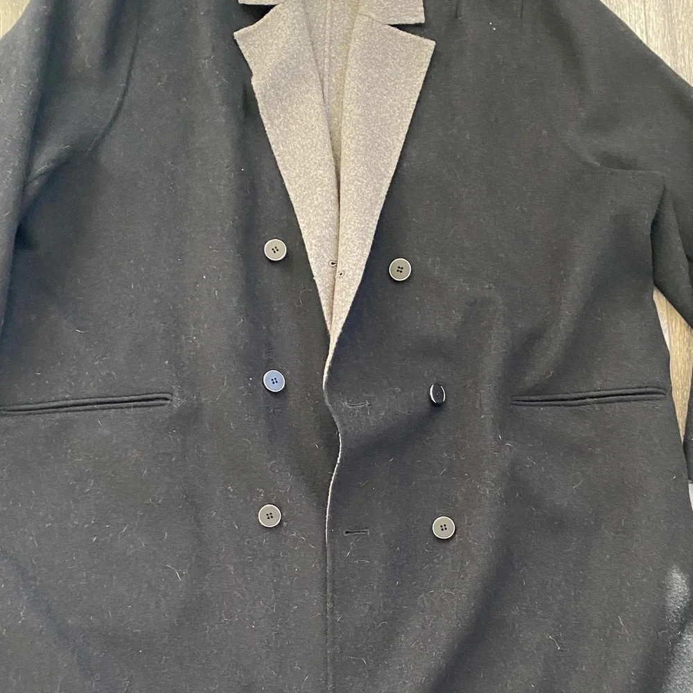J. Crew - Black Wool Pea Coat - Size 3X - Picture 3 of 8
